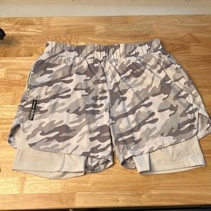 Youngla compression white artic shorts